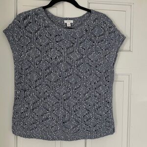 J. Jill Gray Textured Women's Blouse